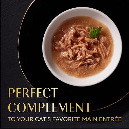 Sheba Selections Filets in Broth Adult Wet Cat Meal Complement Chicken &amp; Tuna Recipe, 1.3 oz. Cups, 12 Count