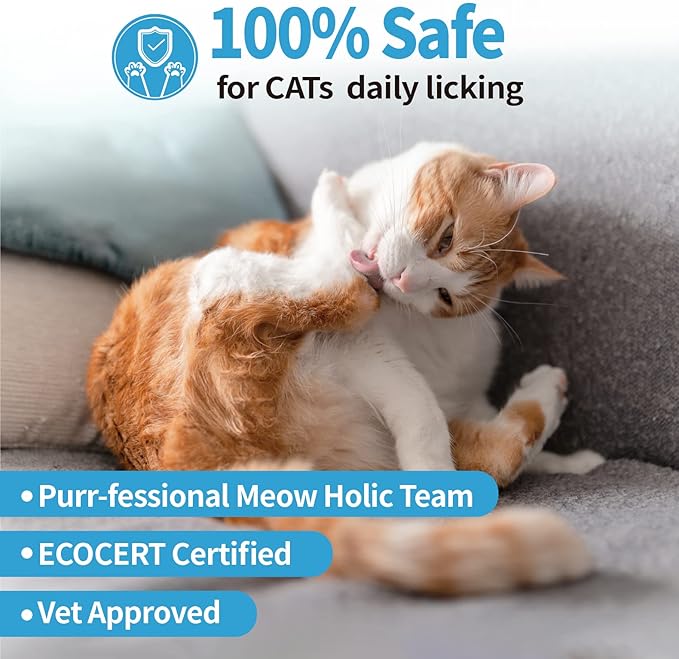 Mooncat Sphynx Cat Waterless Shampoo, Vet Approved No-Rinse Foam for Oily, Sensitive Skin &amp; Wrinkles - Gentle, Hypoallergenic Formula for Hairless Cats, Deep Cleans &amp; Moisturizes