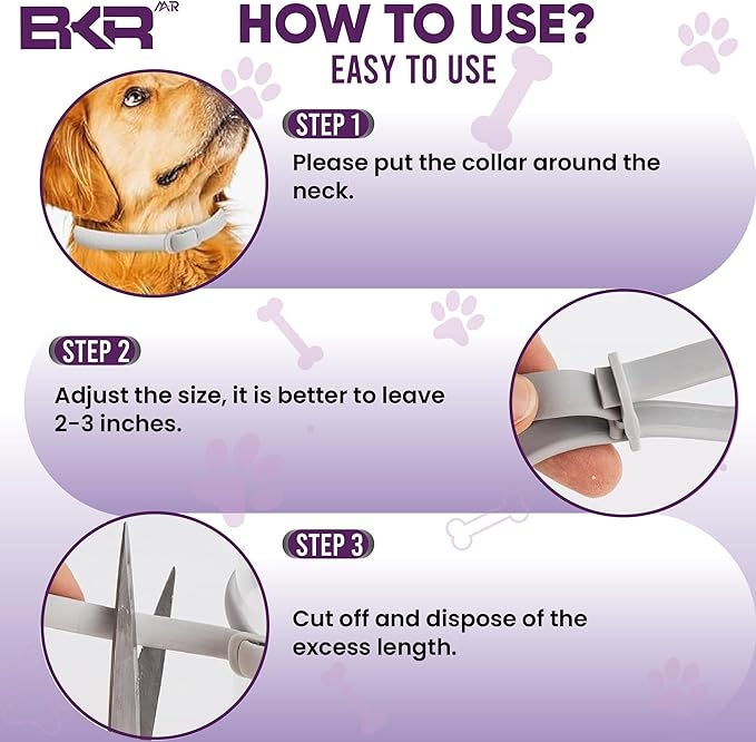 Flea Collar for Dogs – 2 Pack 16 Month Natural Flea &amp; Tick Prevention Dog Flea Collar Adjustable One Size Fits All, Safe and Effective