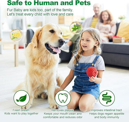 Dog Dental Powder,Dog Teeth Cleaning Powder,Dog Dental Cat Dental Care,Cat and Dog Teeth Cleaning,Canine Plaque Remover Helps Reduce Bad Breath,Improve Pet&