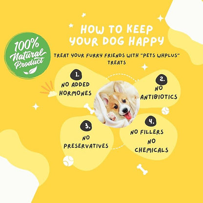 Beef Tendon Dog Treats, Single Ingredient, 100% Natural, Grass-Fed, Long-Lasting Rawhide-Free Chews, Collagen Protein, Dental &amp; Joint Support, 4 oz, Safe &amp; Grain-Free Snack
