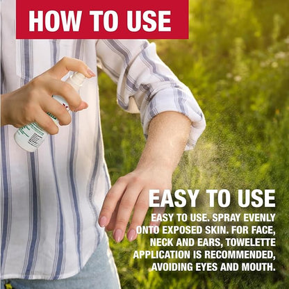 CoreTex Bug X FR DEET-Free Insect Repellent Spray - 8oz Bottle of Natural Geranium Oil to Protect Against Mosquitoes, Flies, &amp; Fleas - Travel Size Bug Repellent Spray Bottle