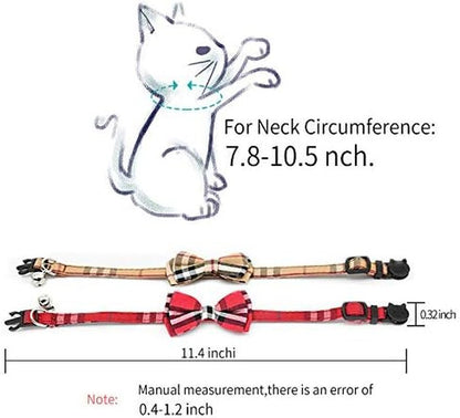 2 Pack Cat Collar Breakaway for kitty and dogs