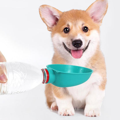 Portable Dog Drinking Bowl Outdoor Water Feeding Pet Outside Water Cup Dog Kettle For Small Breeds Dogs