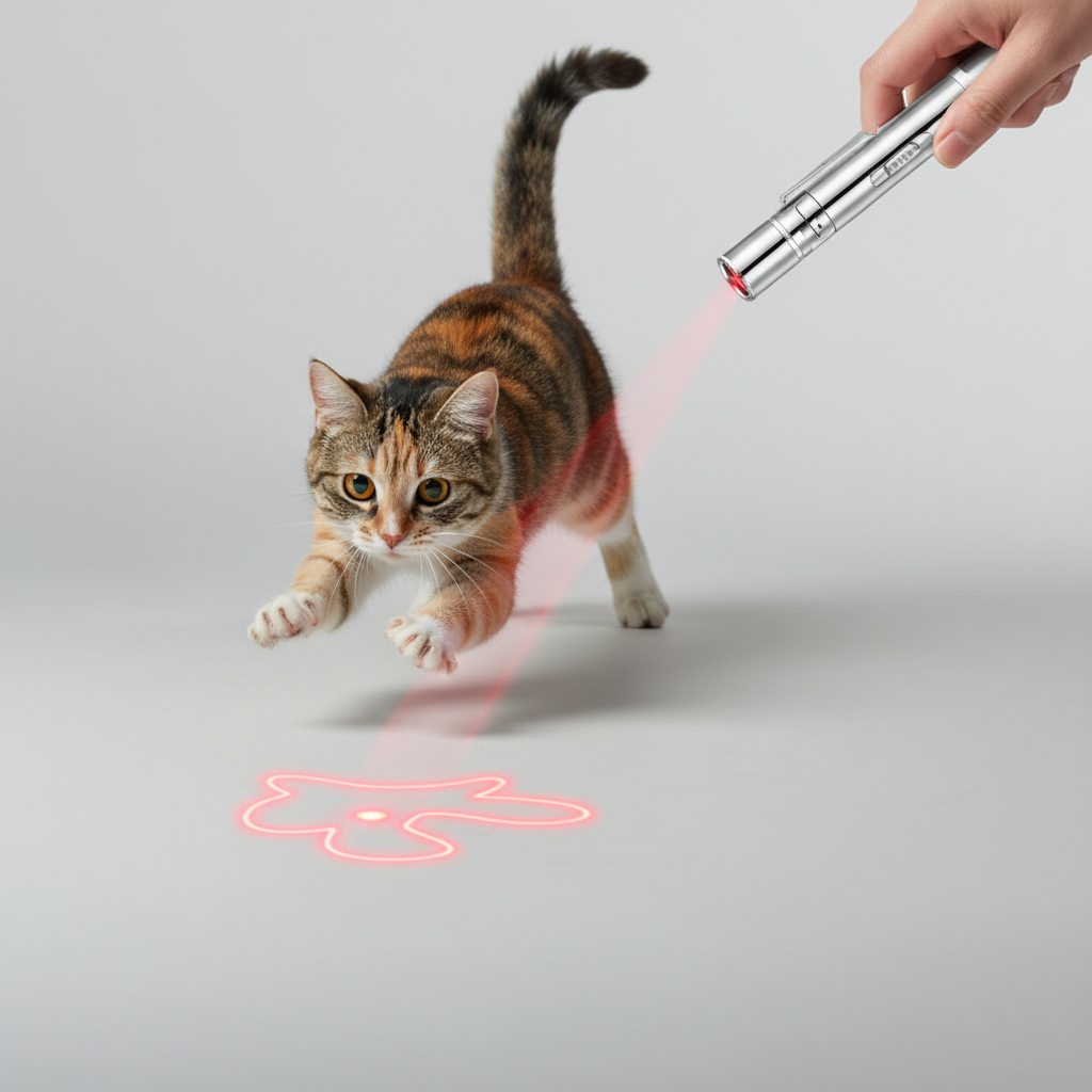 3-in-1 Laser Pet Toy &amp; UV Flashlight Pen
