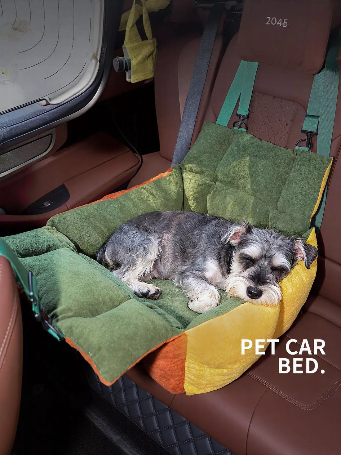 Comfortable &amp; Secure Pet Car Seat Bed