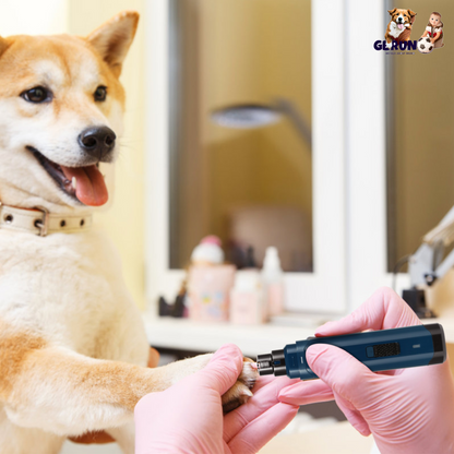 Dog Nail Grinder 2 Speeds Quiet USB Rechargeable Pet Nail Grinder Professional Pet Nail Trimmer Cordless Paws Grooming &amp; Smoothing Claw Care for Small