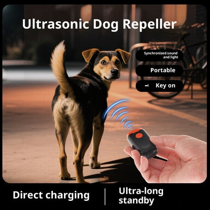 Mini Ultrasonic Dog Dispeller Training Dogs And Cats Artifact Bark Stopper Dog Driving Scare Dog Cat Outdoor Self-defense Anti-dog Calling