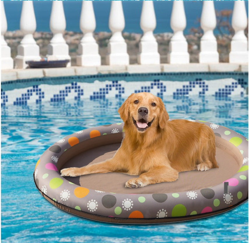 Inflatable Dog Pool Float &amp; Swimming Raft — 8 Designs, Supports 40kg