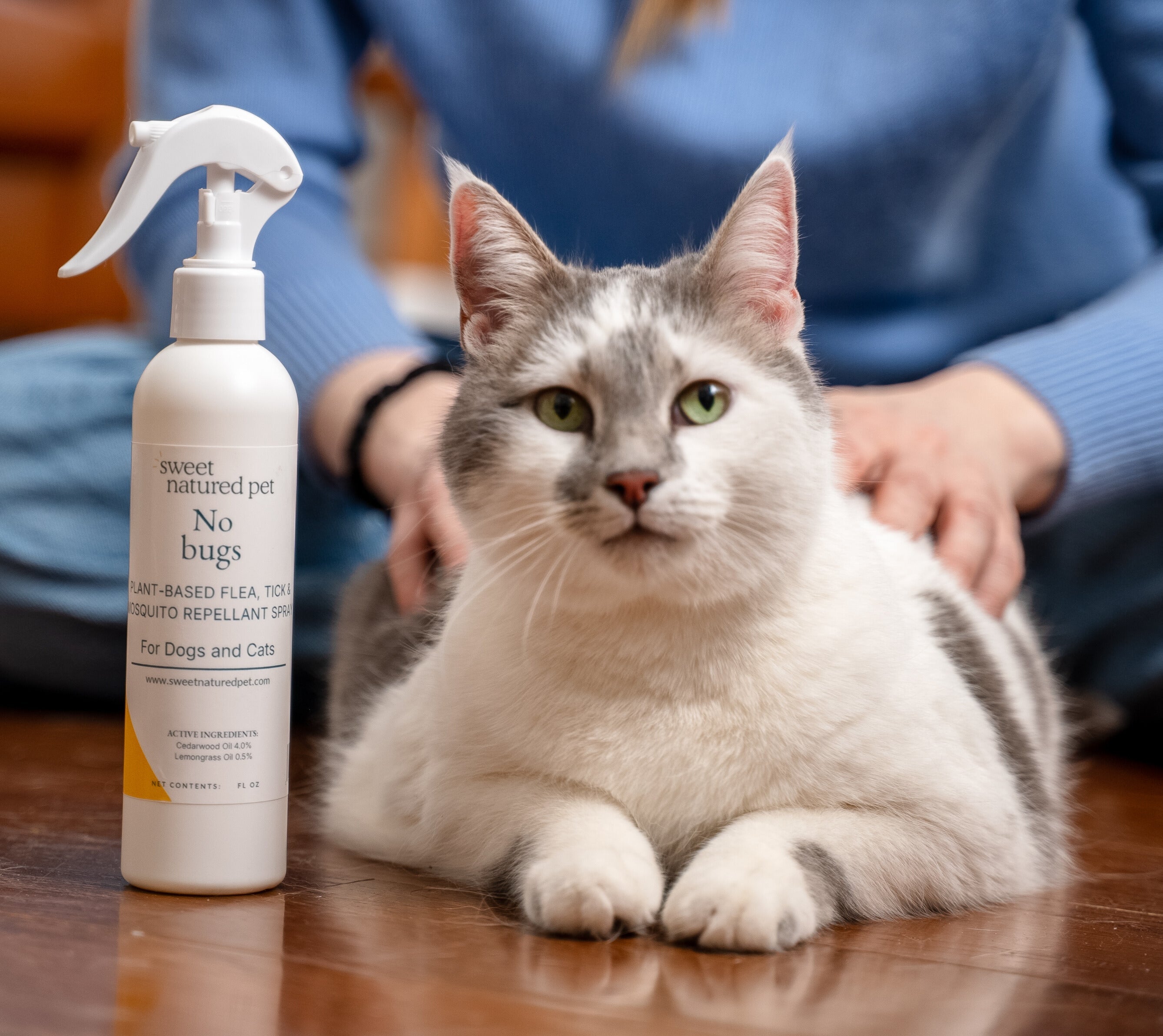 Natural Flea, Tick &amp; Mosquito Spray for Dogs &amp; Cats