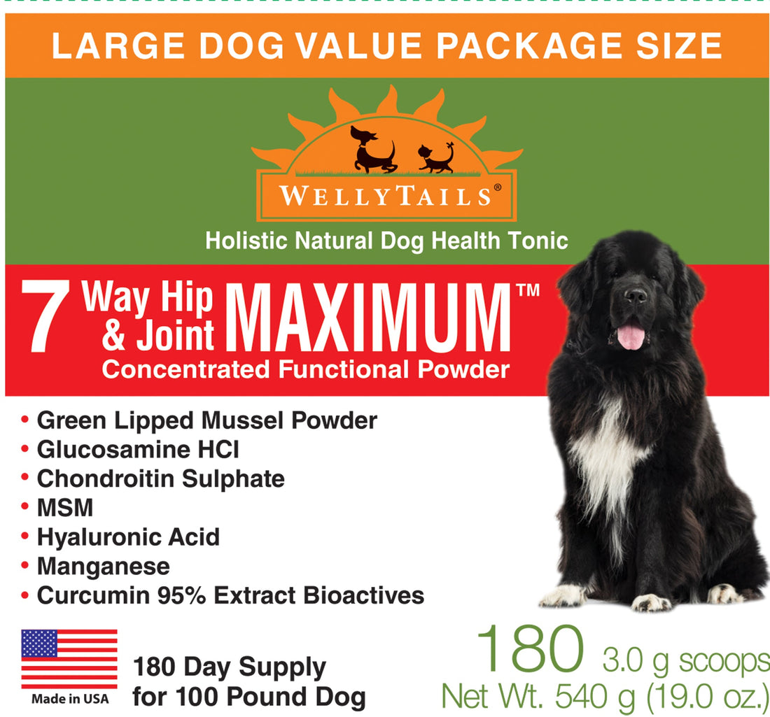 7 Way Hip &amp; Joint MAXIMUM  Dog Joint Supplement  Made in USA