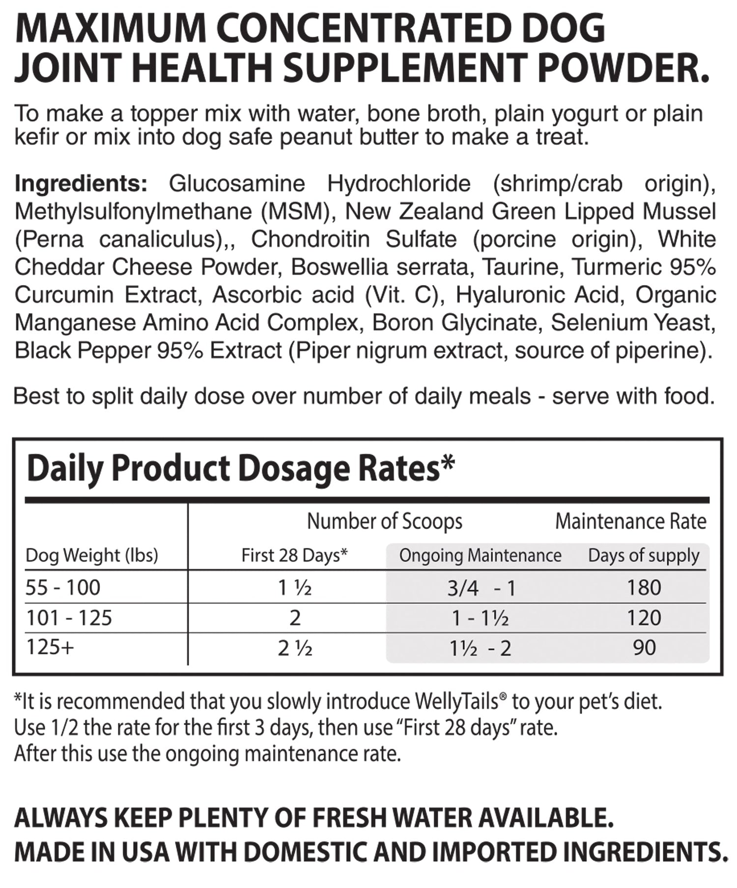 7 Way Hip &amp; Joint MAXIMUM  Dog Joint Supplement  Made in USA