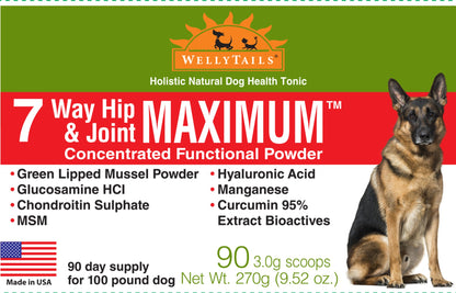 7 Way Hip &amp; Joint MAXIMUM  Dog Joint Supplement  Made in USA