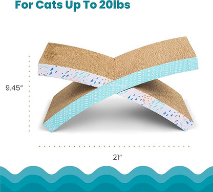 Catstages Easy Life Hammock Cat Lounger &amp; Scratcher – Elevated Scratcher &amp; Resting Spot for Cats, Comfortable &amp; Multifunctional Design