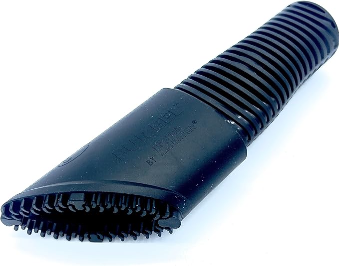 Buff Brite Pet Grooming Tool Fur-EEL FANG PRO Cat &amp; Dog Hair Remover, Black