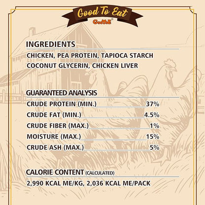 Gootoe Chicken Dog Treats – Chicken Sticks with Chicken Liver 1.5 lb – All Natural, Grain-Free, Low Fat, Premium Training Chews, Healthy &amp; Easily Digestible