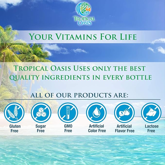 Mega Premium Liquid Multivitamin | Natural Immune Support Vitamin w/ 1333% Vitamin C, 200% D3, Zinc + 20 Vitamins, 70 Minerals, &amp; 21 Amino Acids | Sugar Free | Orange Flavor | 98% Absorption | 32 Serv