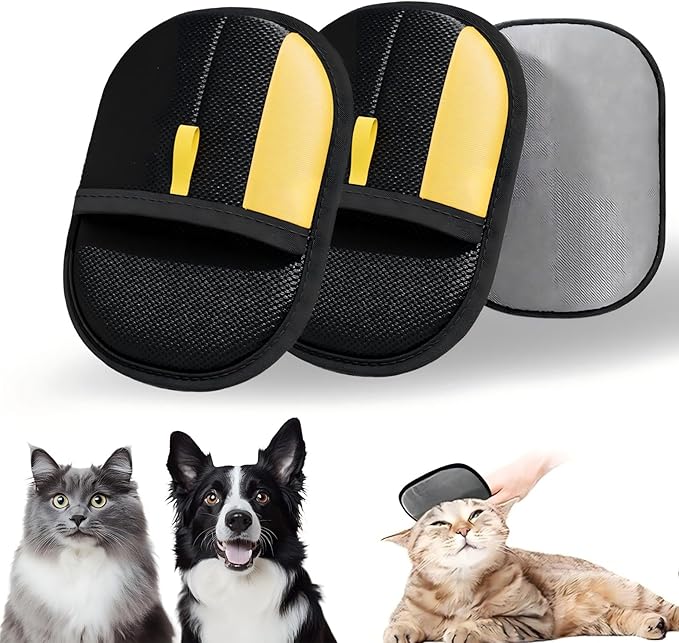 2025 New Pet Hair Removal Glove for Cats &amp; Dogs, Pet Hair Remover Glove (2PCS)