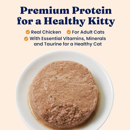 Solid Gold Wet Food Pate Flavorful Feast - 3 Count Sample Pack - Canned Cat Food Made with Real Chicken - Grain Free for Sensitive Stomach &amp; Healthy Living