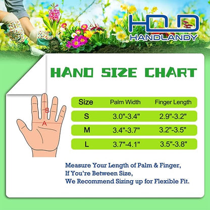 HANDLANDY Rose Pruning Gardening Gloves for Men Women, Thorn Proof Forearm Protection Leather Garden Gloves, Gardening Gifts for Gardeners (Yellow- goatskin, Medium (Pack of 1))