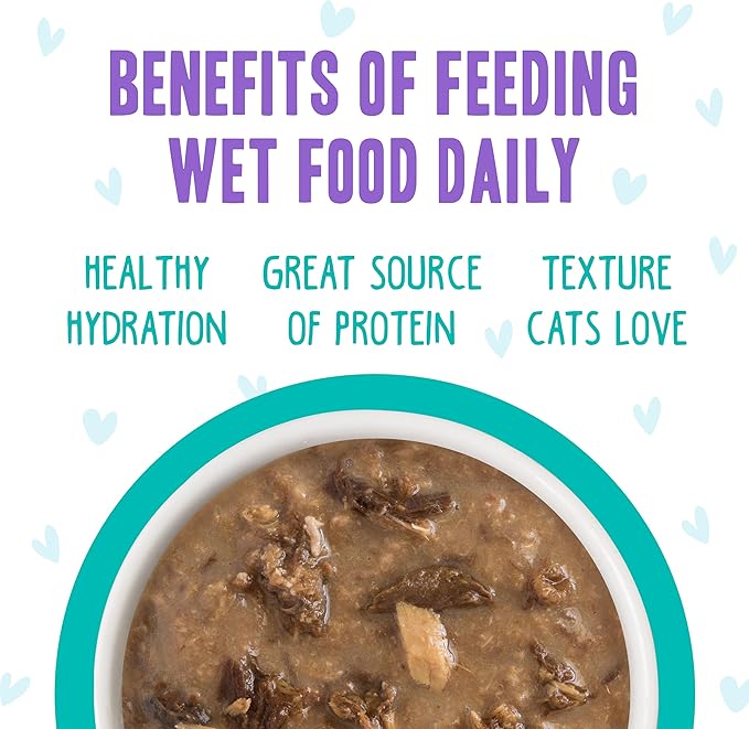 Weruva B.F.F. OMG - Best Feline Friend Oh My Gravy!, Seeya Sooner! with Chicken &amp; Tuna in Gravy Cat Food, 2.8oz Pouch (Pack of 12)