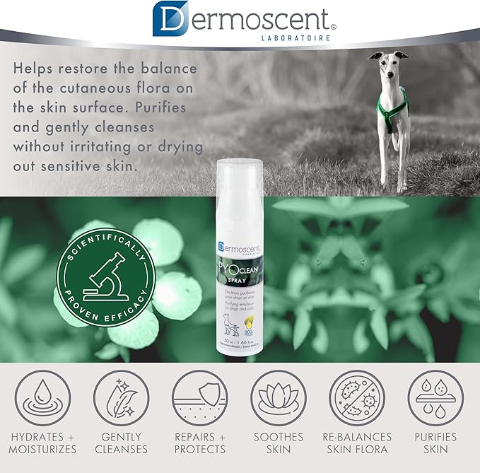 Dermoscent PYOclean® Spray for Dogs &amp; Cats 50 ml (1.66 fl. oz.)