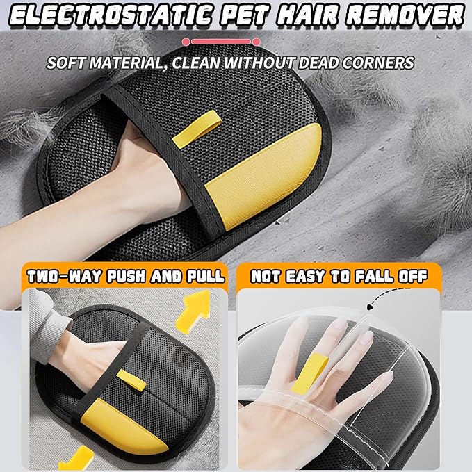 2025 New Pet Hair Removal Glove for Cats &amp; Dogs, Pet Hair Remover Glove(1)