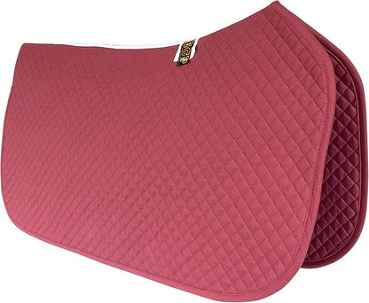 ECP Equine Comfort Products All Purpose Diamond Quilted Western Saddle Pad for Injury Prevention, Breathable, Hypoallergenic, Shock-Absorbing Cushion for Horse Comfort
