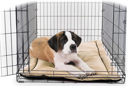 K9 Ballistics Tough Ripstop Dog Crate Pad - Durable &amp; Machine Washable with Non-Skid Bottom and 120-Day Warranty, Fits 30" Wire Crates - Small, Sandstone