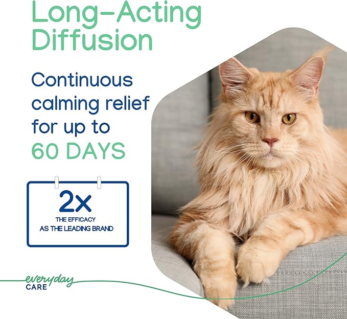 Virbac Zenifel Gel Diffuser for Managing Stress-Related Behaviors in Kittens &amp; Cats - No Electricity Needed - Lasts Up to 2 Months - 1 Diffuser