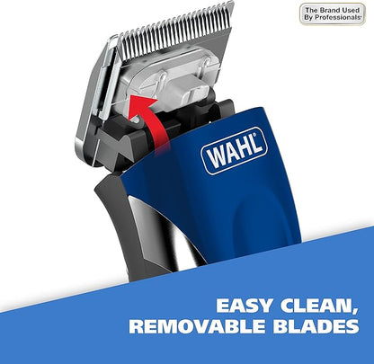 Wahl USA Pro-Grip Pet Grooming Corded Clipper Kit - Clipper for Small to Large Dogs – Electric Dog Clipper for Eyes, Ears, &amp; Paws - Model 9164