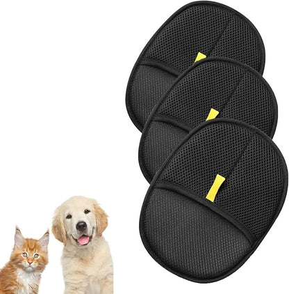(3PCS) Pet Hair Remover Glove, 2025 New Efficient Grooming Gloves for Pet Hair, Pet Hair Remover Gloves for Dog &amp; Cat, Reusable Pet Hair Remover Glove for Washing, Deshedding, Grooming