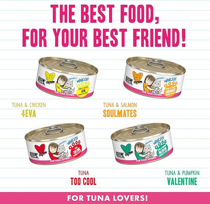 Weruva BFF Minced Natural Wet Cat Food, Batch O Besties Variety Pack, 5.5oz Can, Pack of 8