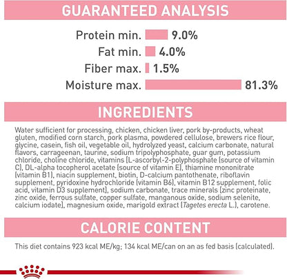 Royal Canin Feline Health Nutrition Mother &amp; Babycat Ultra Soft Mousse in Sauce Wet Canned Cat Food, Supports Healthy Digestion and Brain Development, 3 oz, 6 Pack