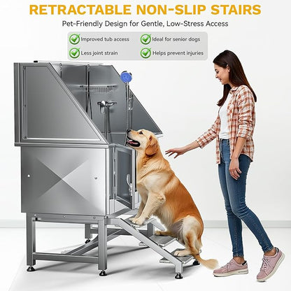 DWVO Professional Pet Dog Bathing Station for Grooming, 50&
