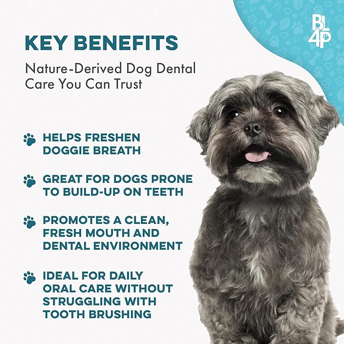 Dog Dental Care &amp; Bad Breath Remedy, Natural Dog Oral Care for Healthy Teeth, Mouth &amp; Gums, Daily Canine Breath Freshener, Plaque, Tartar Control Helps Reduce Gingivitis, Easy to Use 800 Tiny Pills