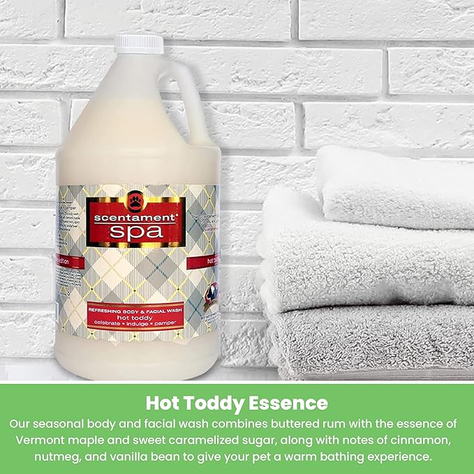 Best Shot Scentament Spa Seasonal Facial &amp; Body Wash, Hot Toddy, 1 Gallon