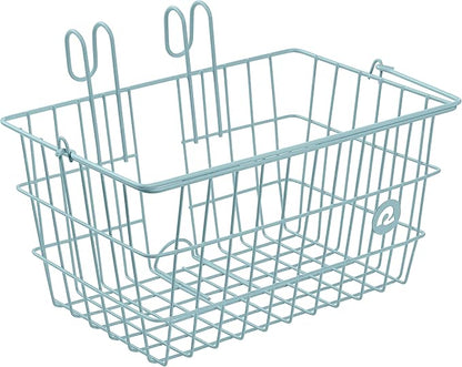 Retrospec Apollo-Lite Lift-Off Bike Basket - Detachable Steel Handlebar Basket with Carrying Handle for Commuting, Shopping &amp; Beach Trips - 14.5in x 9.5in Weather-Resistant Biking Gear