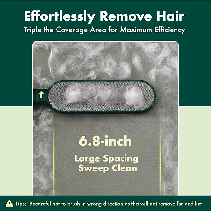 Pet Hair Remover for Clothes -Dog &amp; Cat Hair Remover for Clothes-Better Than Lint Rollers for Pet Hair, Lint Remover Brush, Lint from Clothing, Couch, Furniture, Bedding,Car