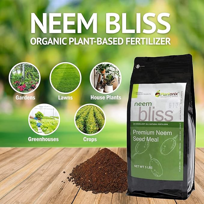 Coco Coir Brick (10lbs), Organic Perlite, Worm Castings, Neem Seed Meal, Kelp Meal Fertilizer, &amp; Organic Biochar for Plants - Potting Soil &amp; Garden Fertilizer Mix - 100% Natural Gardening Bundle