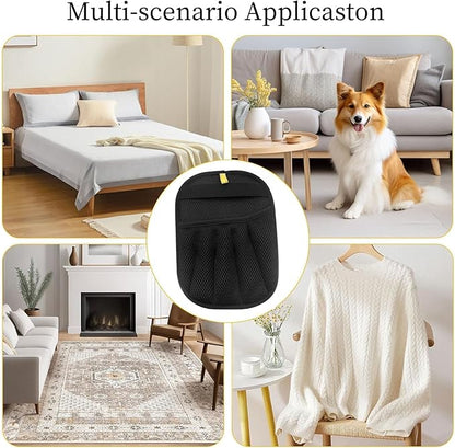 3PC Pet Hair Removal Glove for Cats &amp; Dogs, 2025 Newly Upgraded Five-Finger Electrostatic Pet Hair Gloves, Reusable Pet Hair Remover Tool for Furniture, Car, Couch, Carpet, Clothes