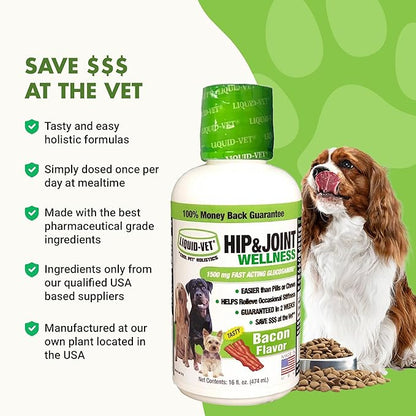 K9 Hip &amp; Joint Formula, Bacon Flavor, 16oz