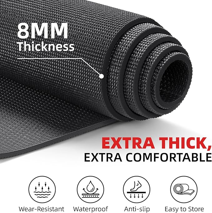 Extra Large Exercise Mat, 10&