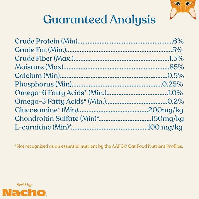 Made by Nacho Bone &amp; Joint Support Cage-Free Chicken Puree Meal Topper with Bone Broth (36 Count)