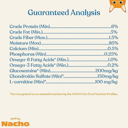 Made by Nacho Bone &amp; Joint Support Cage-Free Chicken Puree Meal Topper with Bone Broth (36 Count)