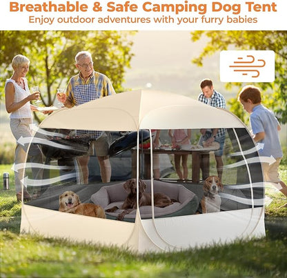 EighteenTek XXLarge Popup Portable Dog Houses, 10&