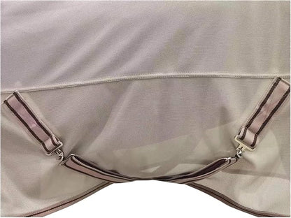 BARN &amp; STABLE Breathable and UV Protective Tear-Resistant Mesh Horse Fly Sheet Comfy Equine Summer Sheet with Removable Web Leg Straps