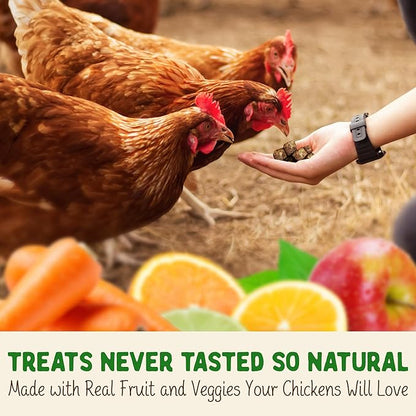 Doc Eddie’s Backyard Chicken Supplement - Plant-Based Treats for Egg Laying Hens - Poultry Feed Enrichment Made with Omega 3 Rich Algae - Essential for Immune Health, Feather Regrowth, Egg Production