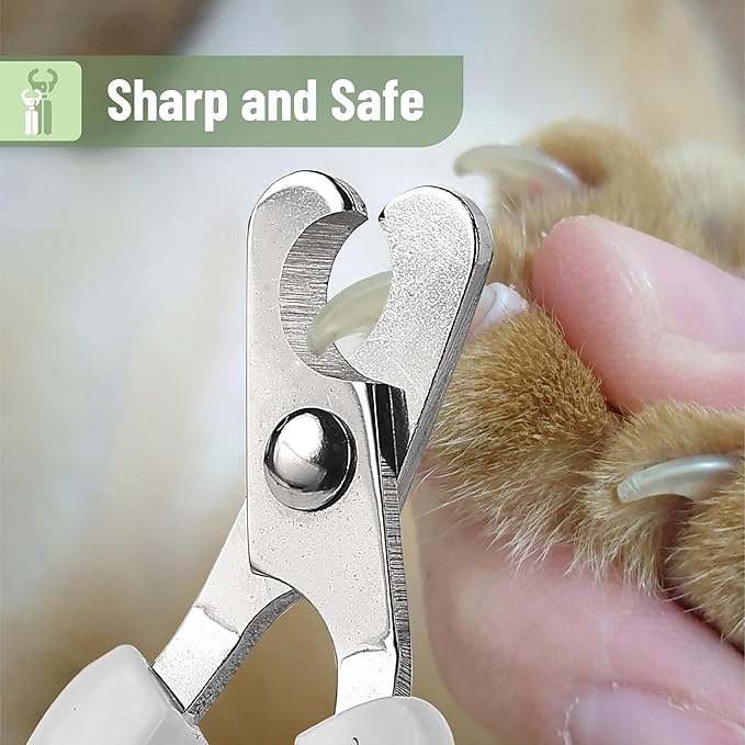 Mr. Pen Cat Nail Trimmer - Cat &amp; Dog Nail Clippers, Claw Trimmer - Orange/Black