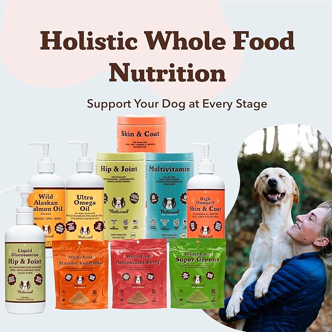 Natural Dog Company Liquid Glucosamine Hip &amp; Joint Oil for Dogs, 16 oz, Extra Strength Cartilage &amp; Joint Support, Helps Mobility and Eases Occasional Stiffness, Dog Vitamins &amp; Supplements